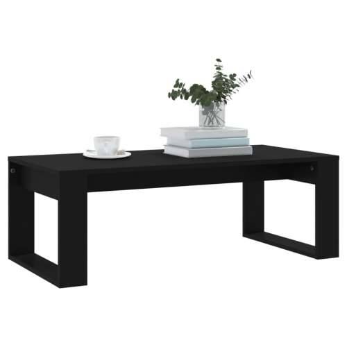 Stolić za kavu crni 102 x 50 x 35 cm od konstruiranog drva - Crna 1 Cijena