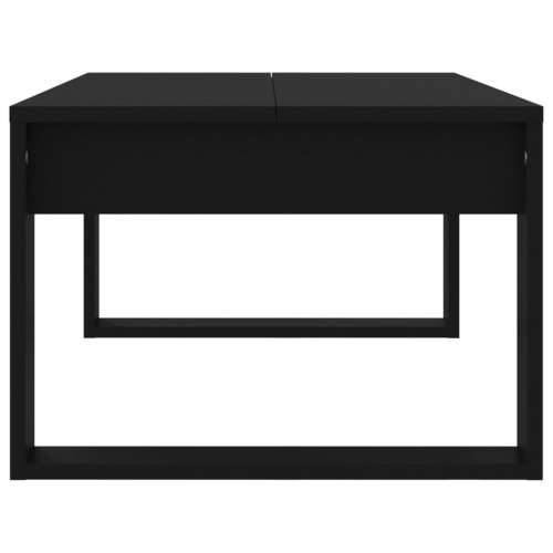 Stolić za kavu crni 102 x 50 x 35 cm od konstruiranog drva - Crna 1 Cijena