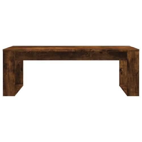 Stolić za kavu boja hrasta 102 x 50 x 35 cm konstruirano drvo - Dimljeni hrast 1 Cijena