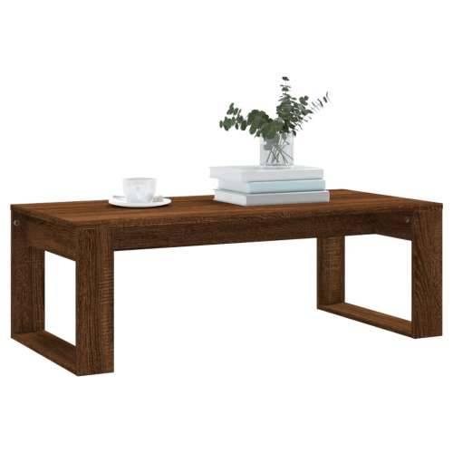 Stolić za kavu smeđa boja hrasta 102x50x35 cm konstruirano drvo - Smeđi hrast 1 Cijena