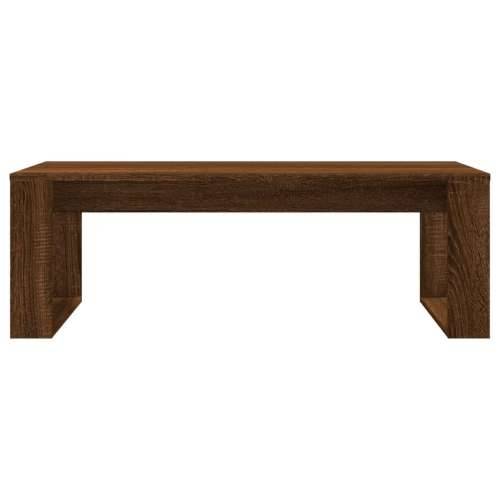Stolić za kavu smeđa boja hrasta 102x50x35 cm konstruirano drvo - Smeđi hrast 1 Cijena