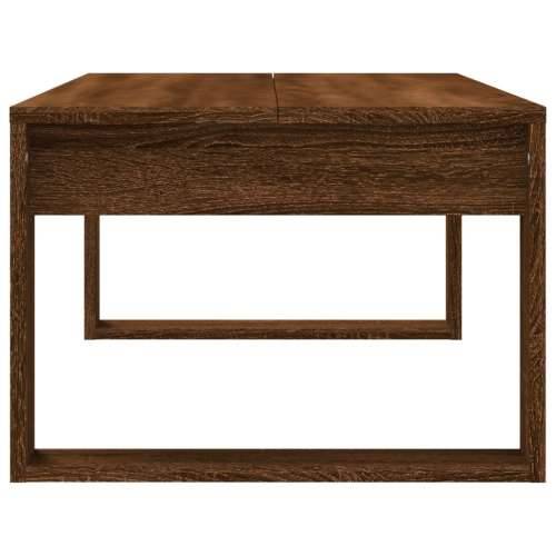 Stolić za kavu smeđa boja hrasta 102x50x35 cm konstruirano drvo - Smeđi hrast 1 Cijena