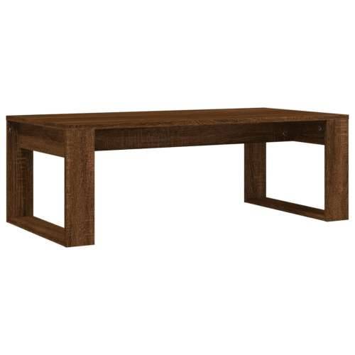 Stolić za kavu smeđa boja hrasta 102x50x35 cm konstruirano drvo - Smeđi hrast 1 Cijena