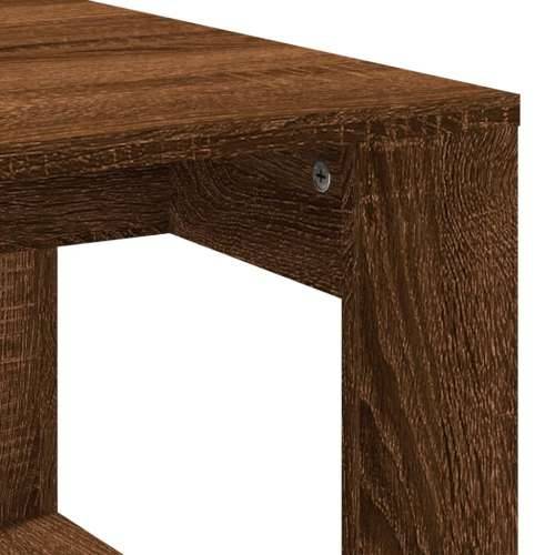 Stolić za kavu smeđa boja hrasta 102x50x35 cm konstruirano drvo - Smeđi hrast 1 Cijena