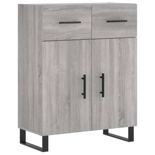 Komoda boja hrasta sonome 69,5 x 34 x 90 cm konstruirano drvo - Sivi hrast sonoma 1 Cijena
