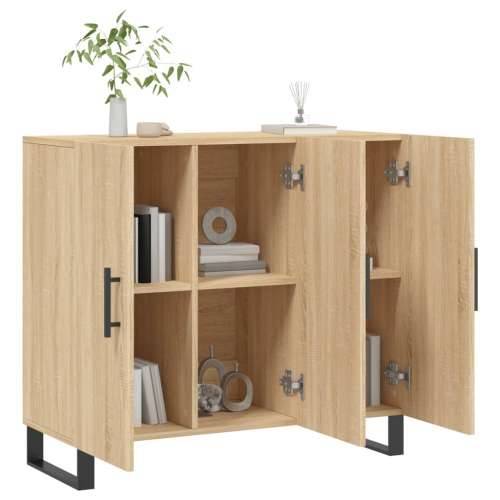 Komoda boja hrasta sonome 90x34x80 cm od konstruiranog drva - sonoma hrast 1 Cijena