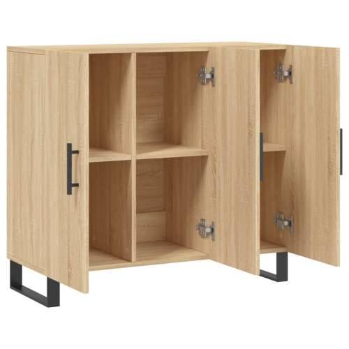 Komoda boja hrasta sonome 90x34x80 cm od konstruiranog drva - sonoma hrast 1 Cijena