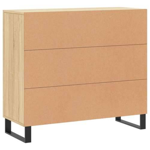 Komoda boja hrasta sonome 90x34x80 cm od konstruiranog drva - sonoma hrast 1 Cijena