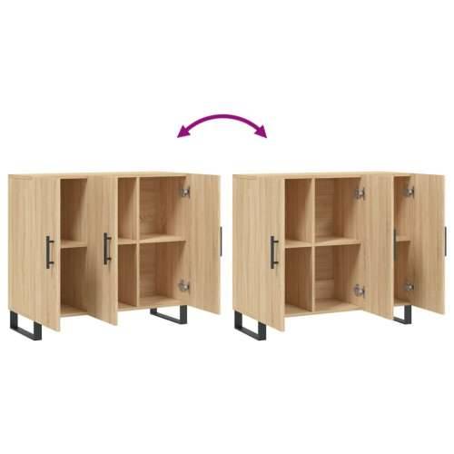 Komoda boja hrasta sonome 90x34x80 cm od konstruiranog drva - sonoma hrast 1 Cijena
