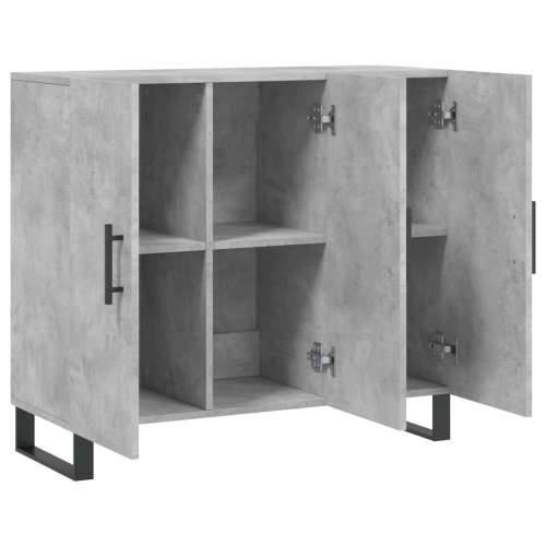 Komoda siva boja betona 90x34x80 cm od konstruiranog drva - Beton siva 1 Cijena