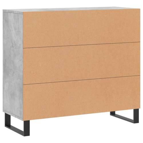 Komoda siva boja betona 90x34x80 cm od konstruiranog drva - Beton siva 1 Cijena