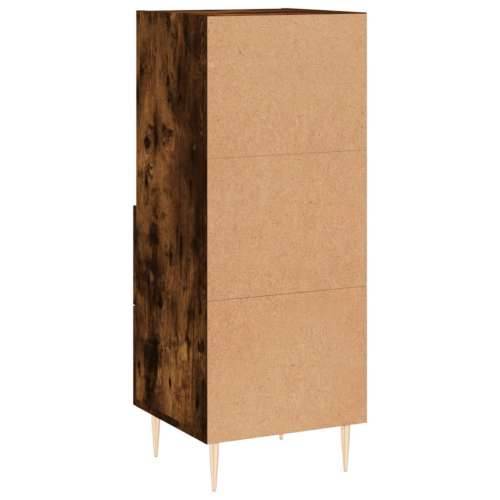 Komoda boja dimljenog hrasta 34,5x34x90 cm konstruirano drvo - Dimljeni hrast 1 Cijena
