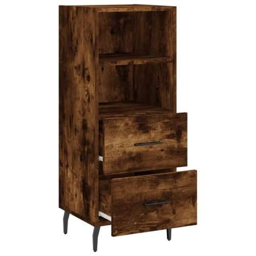 Komoda boja dimljenog hrasta 34,5x34x90 cm konstruirano drvo - Dimljeni hrast 1 Cijena
