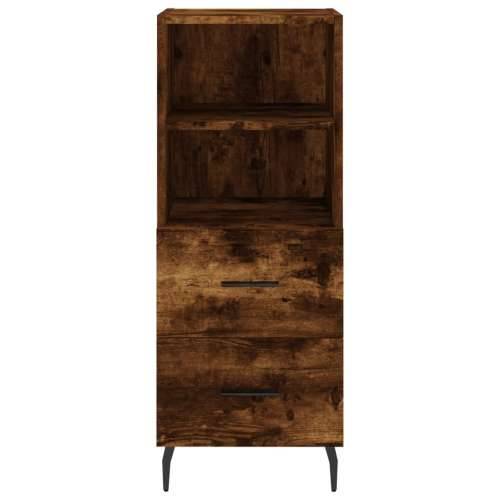 Komoda boja dimljenog hrasta 34,5x34x90 cm konstruirano drvo - Dimljeni hrast 1 Cijena