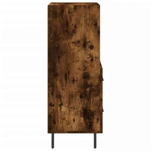 Komoda boja dimljenog hrasta 34,5x34x90 cm konstruirano drvo - Dimljeni hrast 1 Cijena