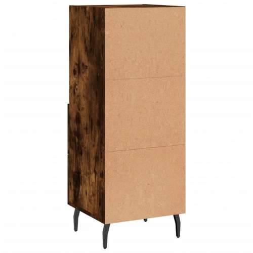 Komoda boja dimljenog hrasta 34,5x34x90 cm konstruirano drvo - Dimljeni hrast 1 Cijena
