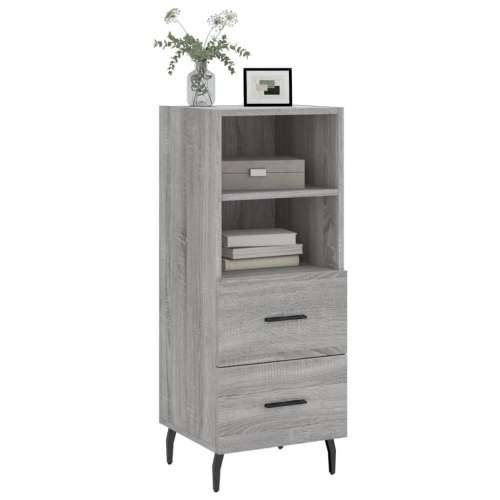 Komoda boja hrasta sonome 34,5x34x90 cm od konstruiranog drva - Sivi hrast sonoma 1 Cijena