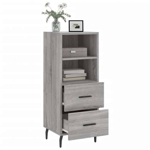 Komoda boja hrasta sonome 34,5x34x90 cm od konstruiranog drva - Sivi hrast sonoma 1 Cijena