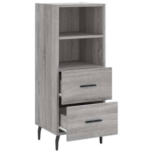 Komoda boja hrasta sonome 34,5x34x90 cm od konstruiranog drva - Sivi hrast sonoma 1 Cijena