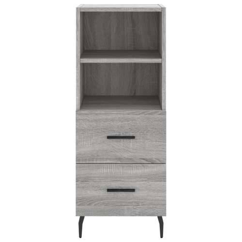 Komoda boja hrasta sonome 34,5x34x90 cm od konstruiranog drva - Sivi hrast sonoma 1 Cijena