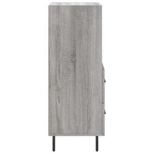 Komoda boja hrasta sonome 34,5x34x90 cm od konstruiranog drva - Sivi hrast sonoma 1 Cijena