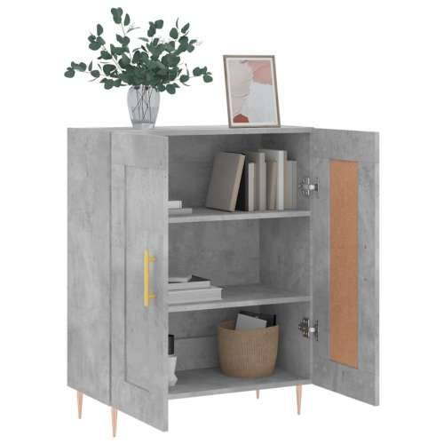 Komoda siva boja betona 69,5x34x90 cm od konstruiranog drva - Beton siva 1 Cijena