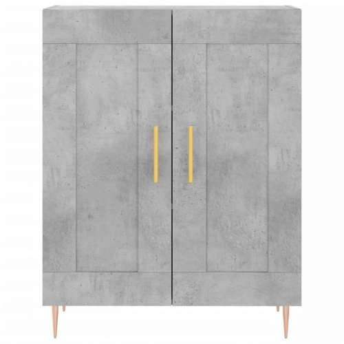 Komoda siva boja betona 69,5x34x90 cm od konstruiranog drva - Beton siva 1 Cijena