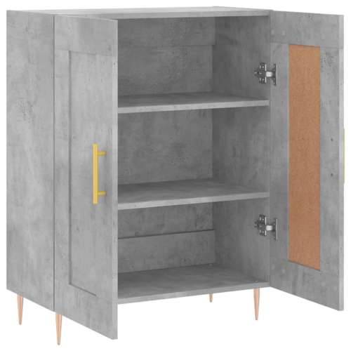 Komoda siva boja betona 69,5x34x90 cm od konstruiranog drva - Beton siva 1 Cijena