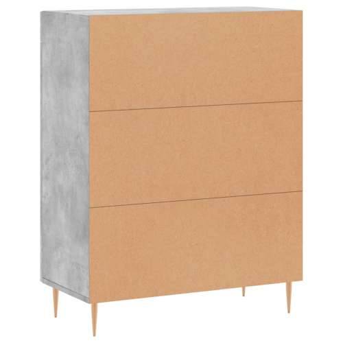Komoda siva boja betona 69,5x34x90 cm od konstruiranog drva - Beton siva 1 Cijena