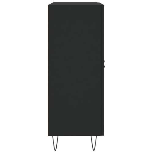 Komoda crna 69,5 x 34 x 90 cm od konstruiranog drva - Crna 1 Cijena