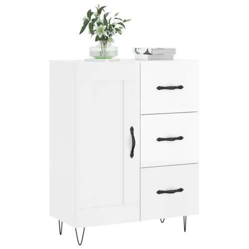 Komoda sjajna bijela 69,5x34x90 cm od konstruiranog drva - Visoko sjajno bijela 1 Cijena