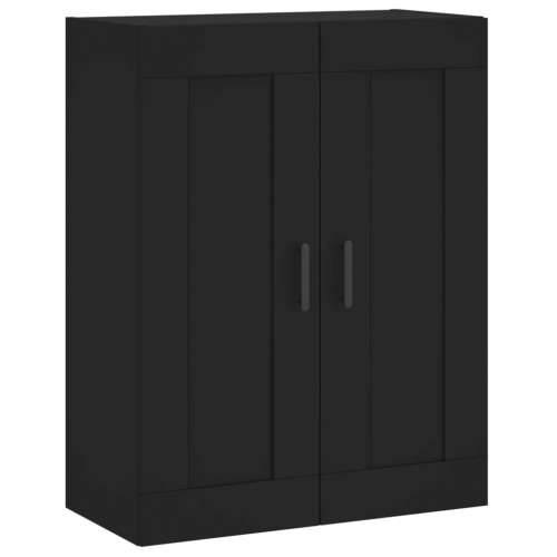 Zidni ormarić crni 69,5 x 34 x 90 cm od konstruiranog drva - Crna 1 Cijena