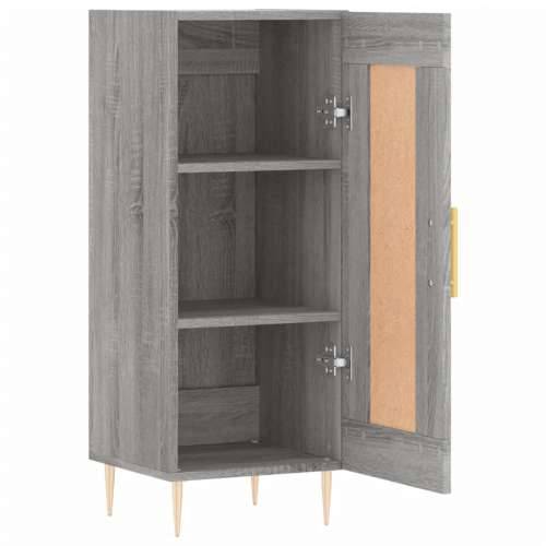 Komoda boja hrasta sonome 34,5x34x90 cm od konstruiranog drva - Sivi hrast sonoma 1 Cijena