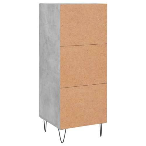 Komoda siva boja betona 34,5x34x90 cm od konstruiranog drva Beton siva 1 Cijena