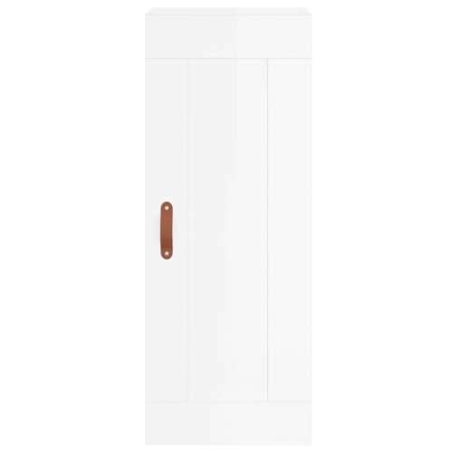Zidni ormarić sjajni bijeli 34,5 x 34 x 90 cm konstruirano drvo - Visoko sjajno bijela 1 Cijena