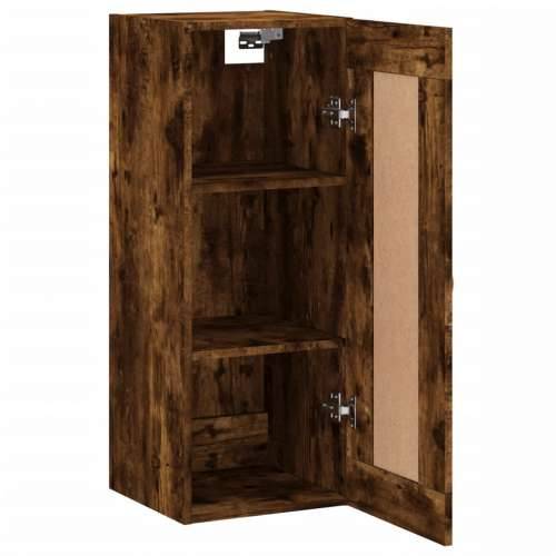 Zidni ormarić boja hrasta 34,5 x 34 x 90 cm konstruirano drvo - Dimljeni hrast 1 Cijena