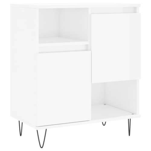 Komoda sjajna bijela 60 x 35 x 70 cm od konstruiranog drva - Visoko sjajno bijela 1 Cijena