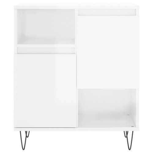 Komoda sjajna bijela 60 x 35 x 70 cm od konstruiranog drva - Visoko sjajno bijela 1 Cijena