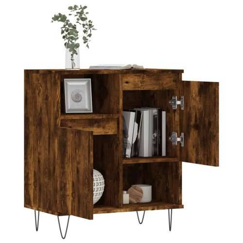 Komoda boja dimljenog hrasta 60 x 35 x 70 cm konstruirano drvo - Dimljeni hrast 1 Cijena