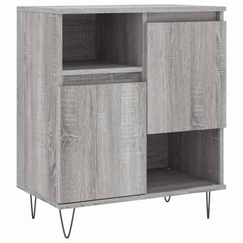 Komoda sivog hrasta sonome 60x35x70 cm od konstruiranog drva - Sivi hrast sonoma 1 Cijena