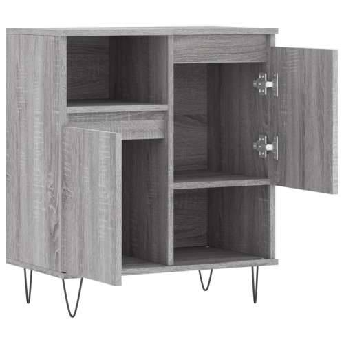 Komoda sivog hrasta sonome 60x35x70 cm od konstruiranog drva - Sivi hrast sonoma 1 Cijena