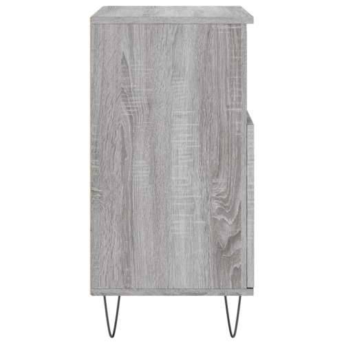 Komoda sivog hrasta sonome 60x35x70 cm od konstruiranog drva - Sivi hrast sonoma 1 Cijena