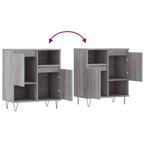 Komoda sivog hrasta sonome 60x35x70 cm od konstruiranog drva - Sivi hrast sonoma 1 Cijena