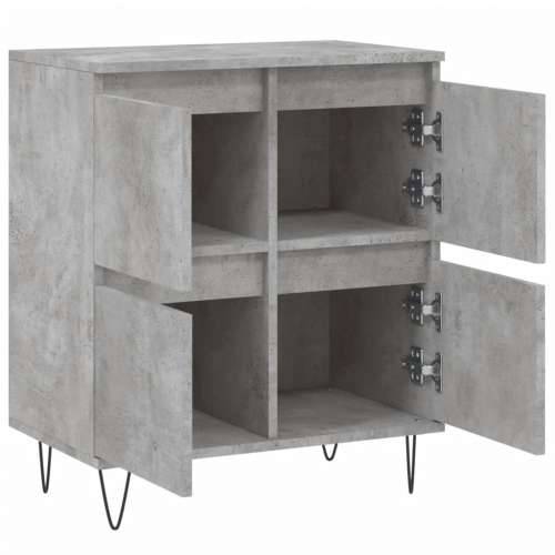 Komoda siva boja betona 60x35x70 cm od konstruiranog drva - Beton siva 1 Cijena