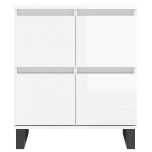 Komoda sjajna bijela 60 x 35 x 70 cm od konstruiranog drva - Visoko sjajno bijela 1 Cijena