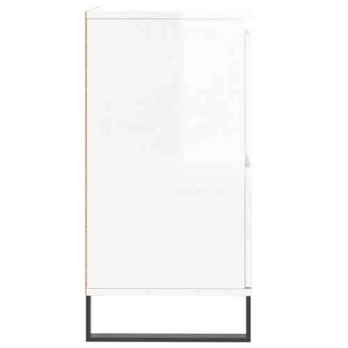 Komoda sjajna bijela 60 x 35 x 70 cm od konstruiranog drva - Visoko sjajno bijela 1 Cijena