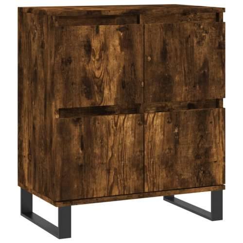 Komoda boja dimljenog hrasta 60 x 35 x 70 cm konstruirano drvo - Dimljeni hrast 1 Cijena