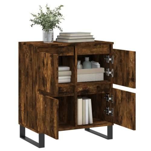 Komoda boja dimljenog hrasta 60 x 35 x 70 cm konstruirano drvo - Dimljeni hrast 1 Cijena