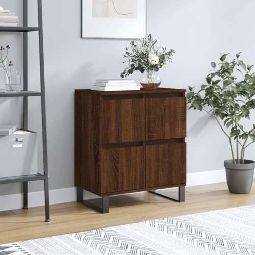 Komoda boja smeđeg hrasta 60 x 35 x 70 cm konstruirano drvo - Smeđi hrast 1 Cijena