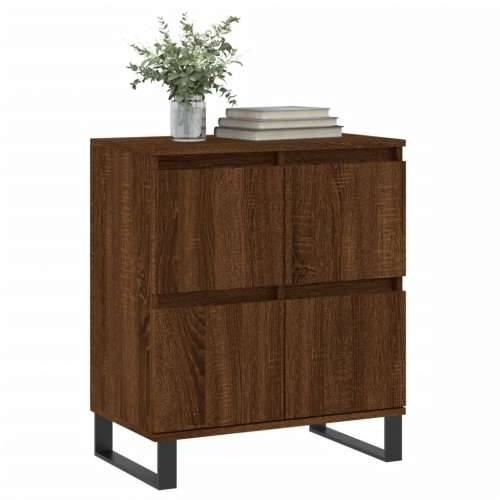 Komoda boja smeđeg hrasta 60 x 35 x 70 cm konstruirano drvo - Smeđi hrast 1 Cijena